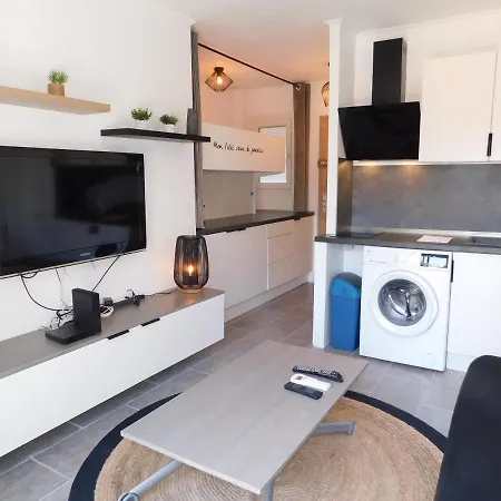Studio Paisible Residence Les Oiseaux Avec Parking Antibes